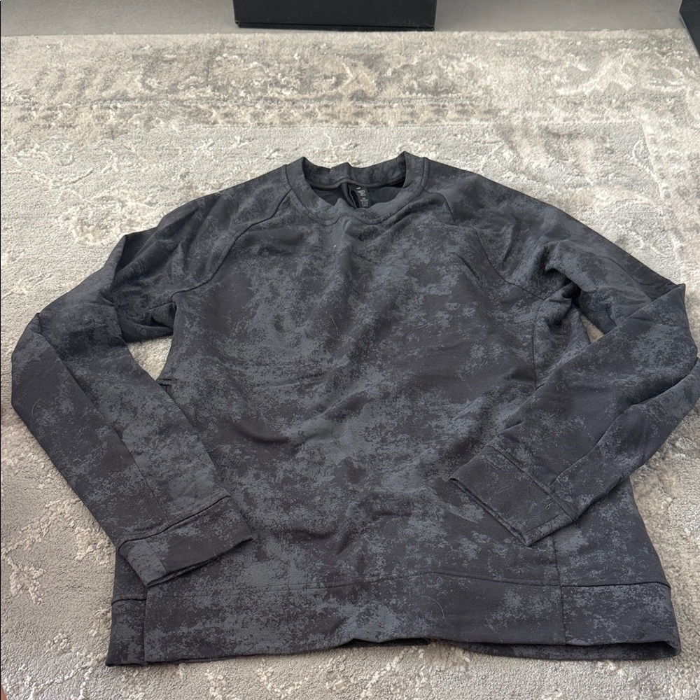 Lululemon Athletica Gray Patterned Sweatshirt